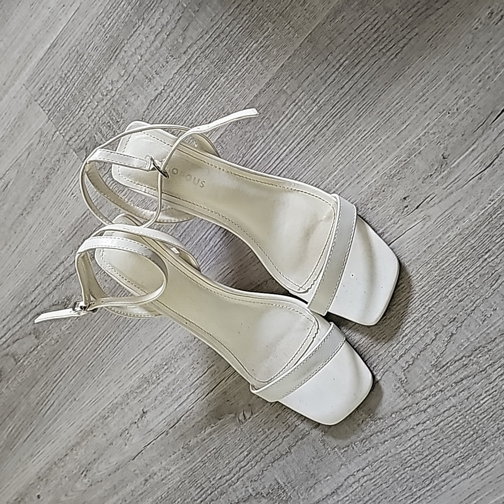 White High Heel Sandals